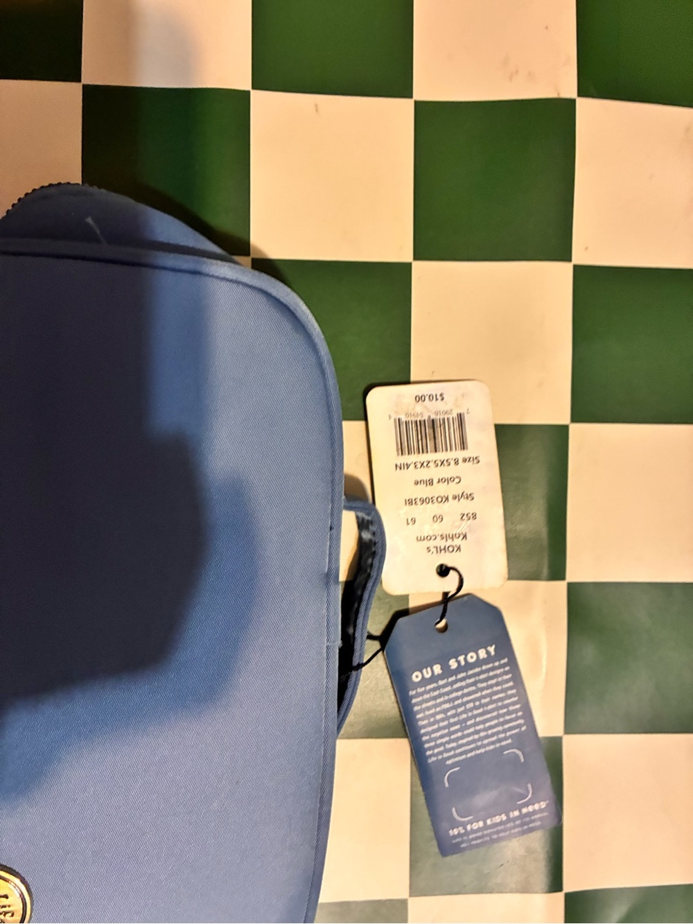 Life Is Good Sky Blue Men's Toiletry Kit with Carry Handle - Picture 2 of 4